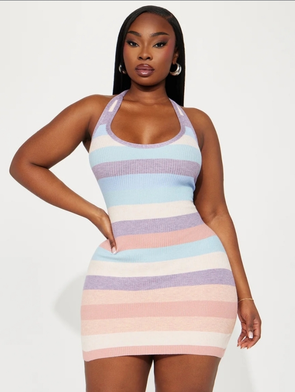 Fashion Nova Halter Mini Dress